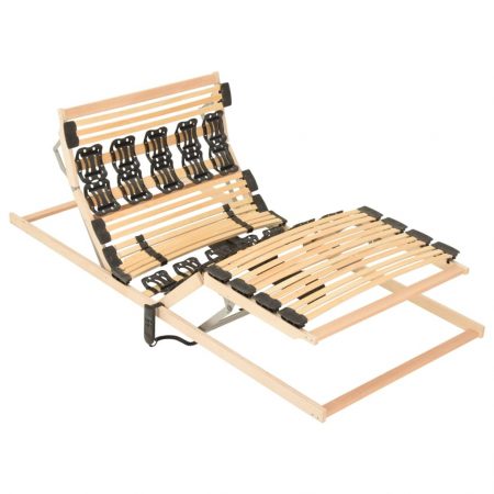 Bild på vidaXL Elektrisk sängram med ställbar huvud- och fotgavel 70x200 cm