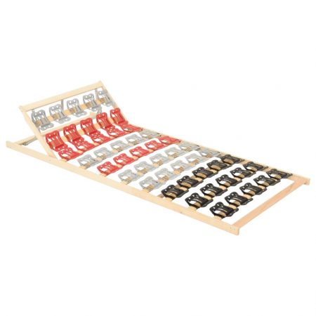 Bild på vidaXL Ribbotten med 12 ribbor justerbart huvudområde 70x200 cm