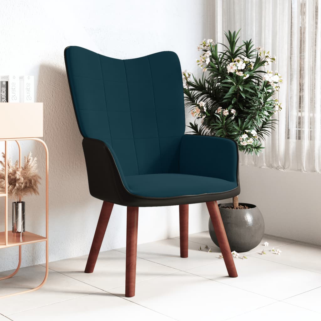 8720286421680_m_en_hd_1 Bild på vidaXL Vilstol blå sammet och PVC