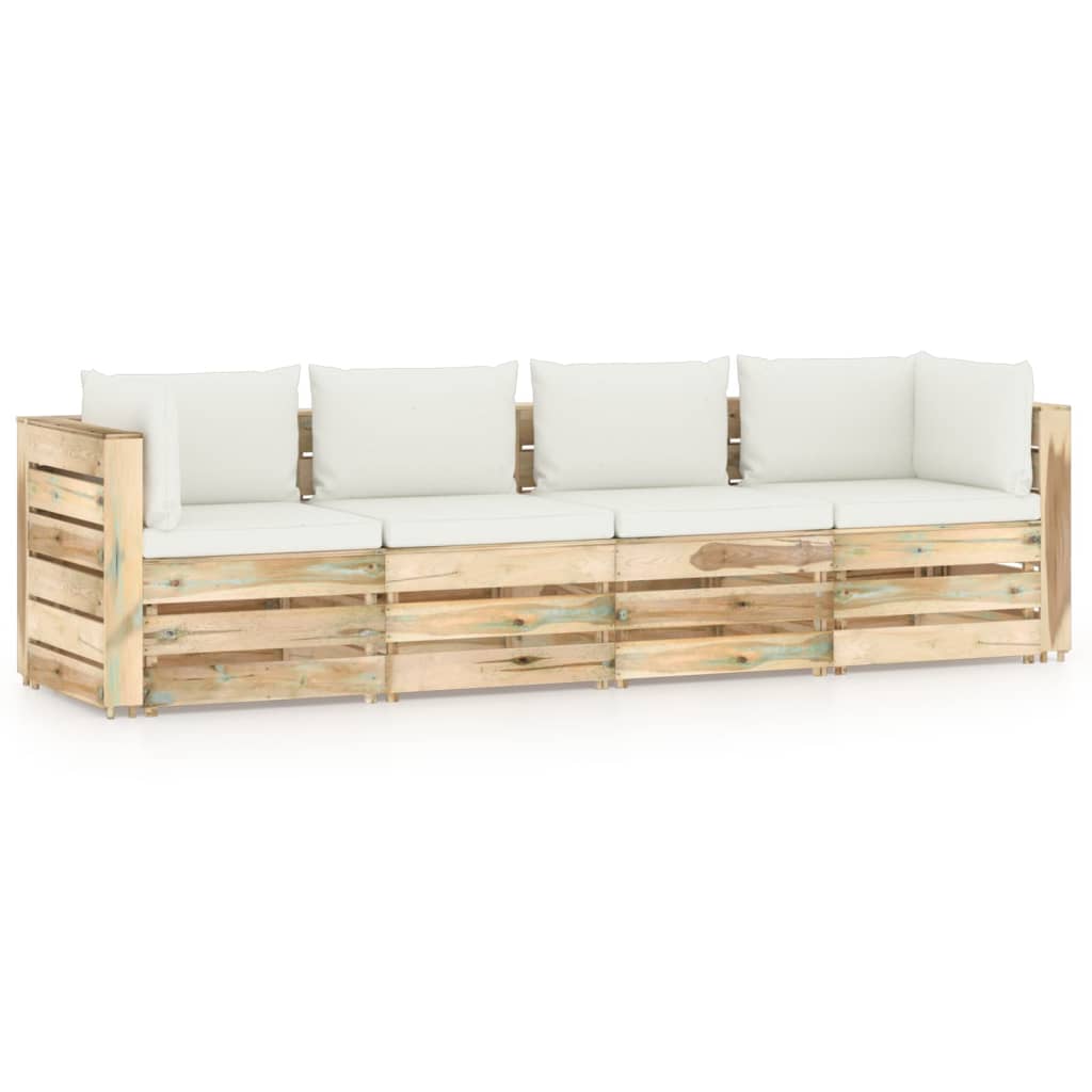 8720286455876_a_en_hd_1 Bild på vidaXL Pallsoffa 4-sits med dynor tryckimpregnerat trä