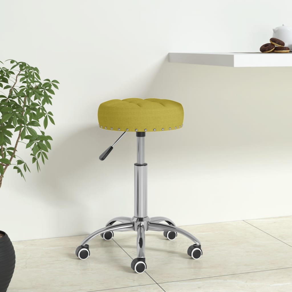 8720286513880_m_en_hd_1 Bild på vidaXL Snurrbar kontorsstol grön tyg