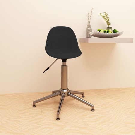 Bild på vidaXL Snurrbar kontorsstol svart tyg