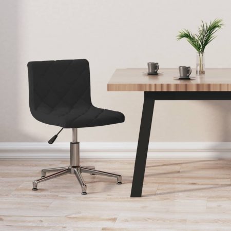 Bild på vidaXL Snurrbar kontorsstol svart sammet
