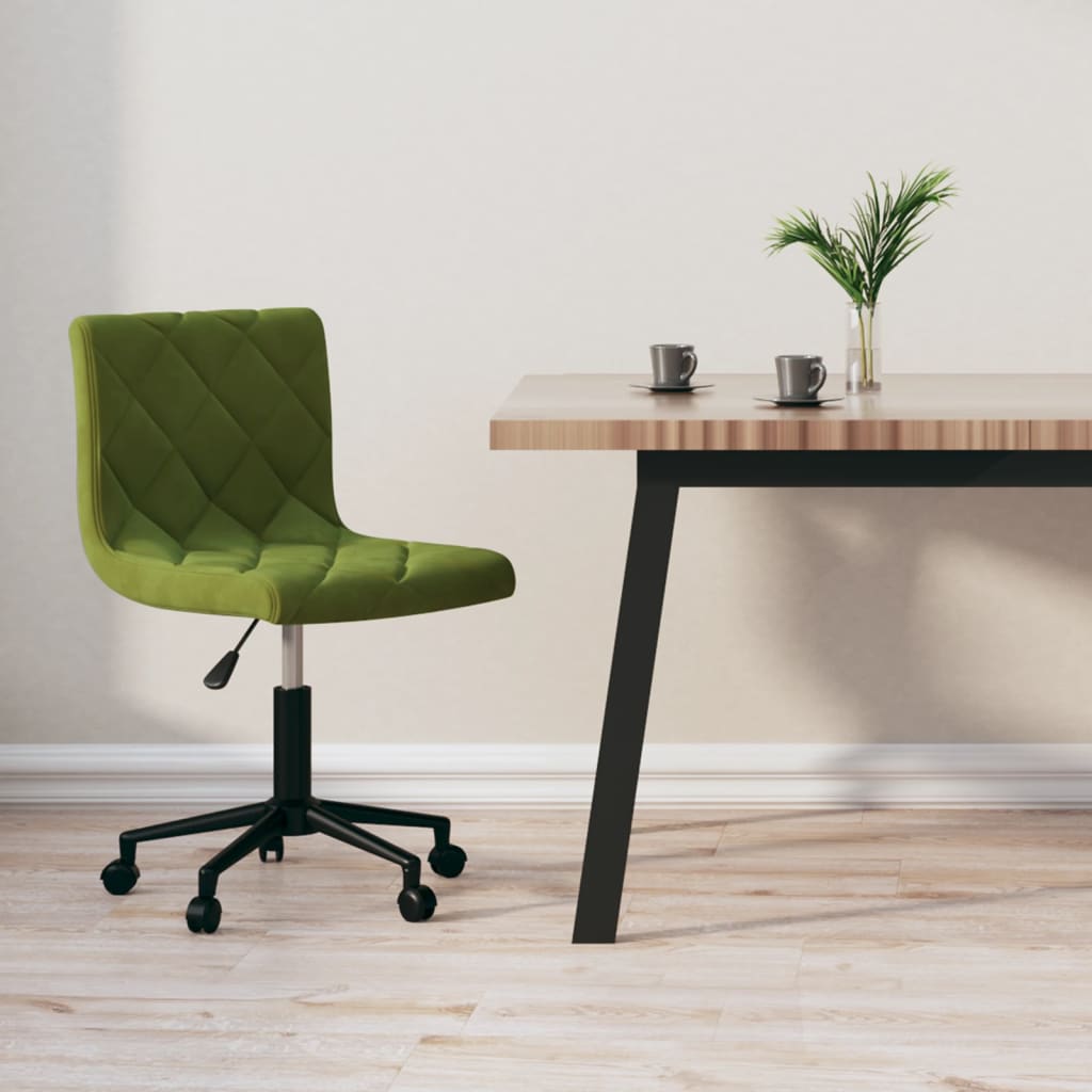 8720286522349_m_en_hd_1 Bild på vidaXL Snurrbar kontorsstol ljusgrön sammet