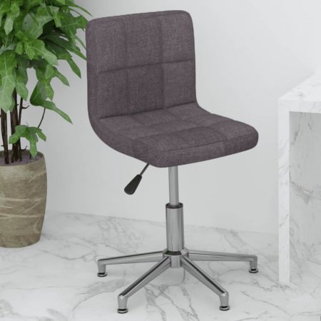 Bild på vidaXL Snurrbar kontorsstol taupe tyg