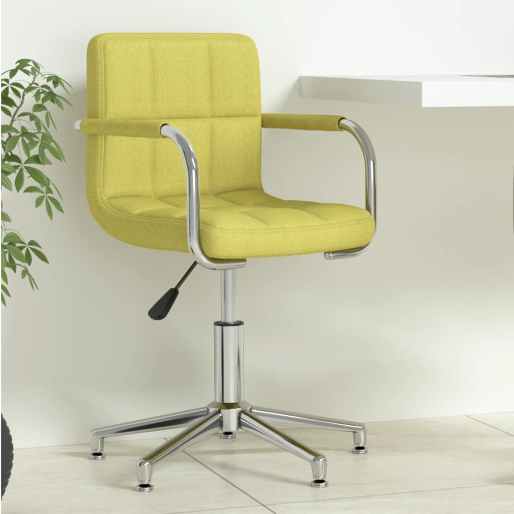 8720286531143_m_en_hd_1 Bild på vidaXL Snurrbar kontorsstol grön tyg