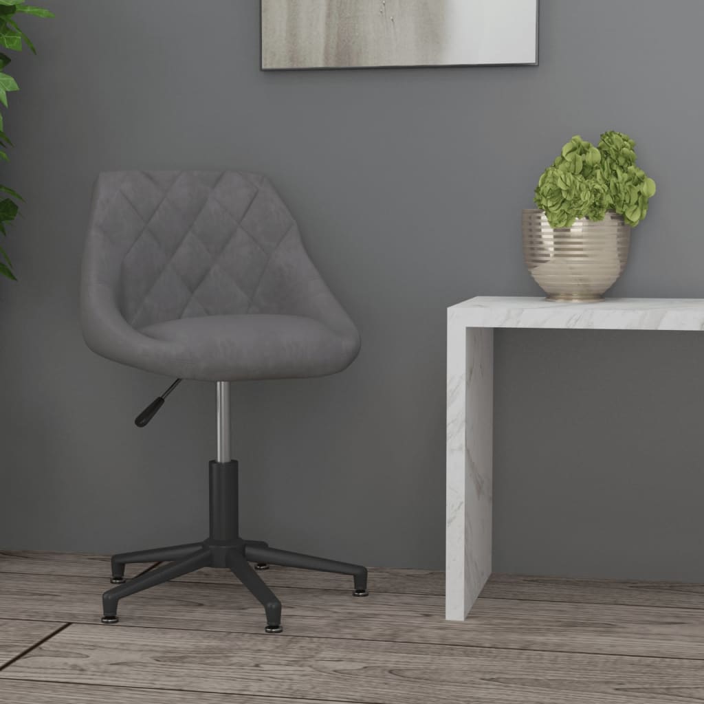 8720286538029_m_en_hd_1 Bild på vidaXL Snurrbar kontorsstol ljusgrå sammet