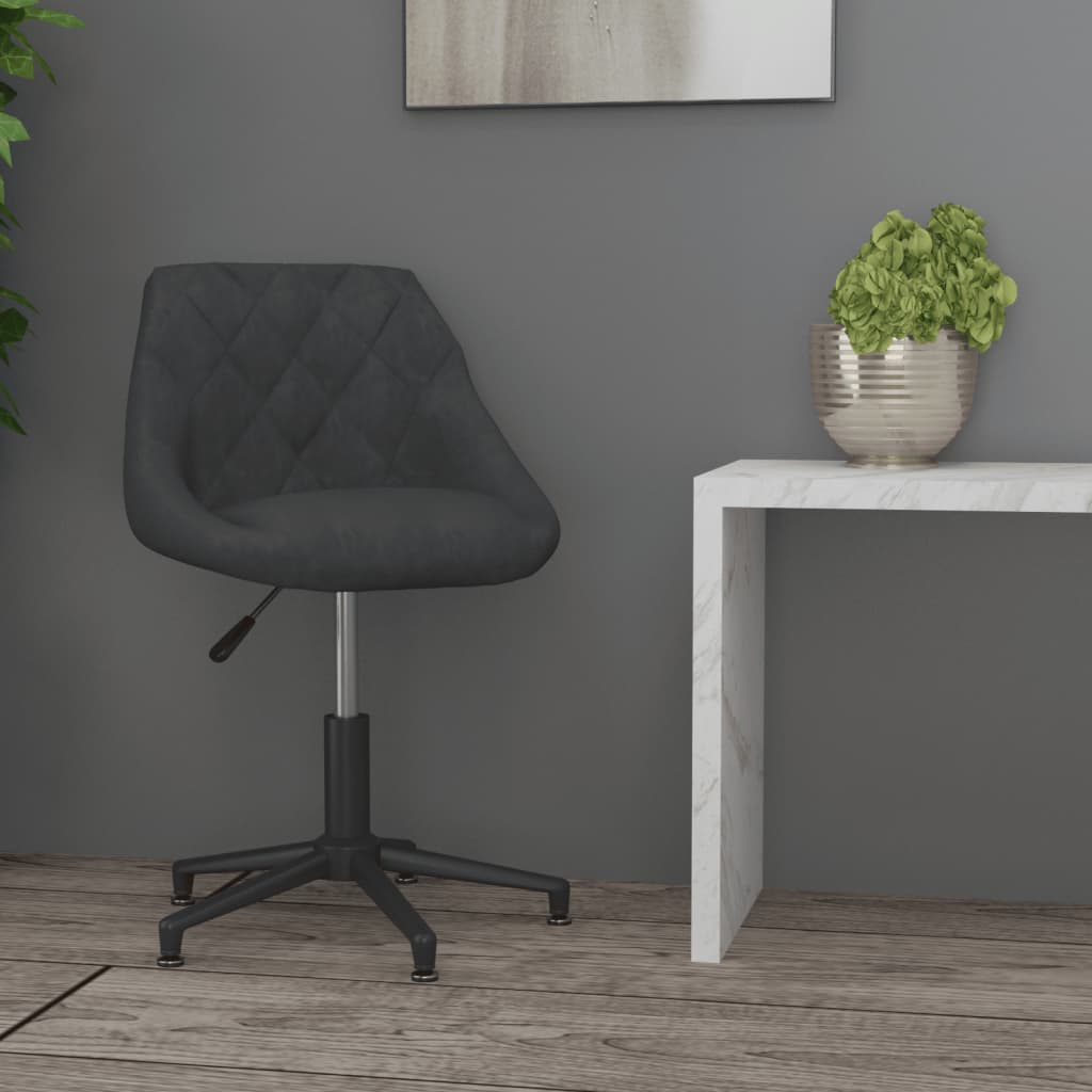 8720286538036_m_en_hd_1 Bild på vidaXL Snurrbar kontorsstol mörkgrå sammet
