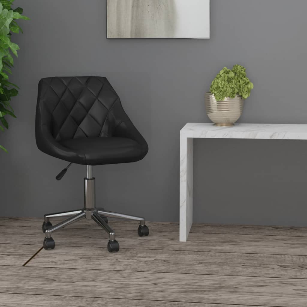 8720286538227_m_en_hd_1 Bild på vidaXL Snurrbar kontorsstol svart konstläder