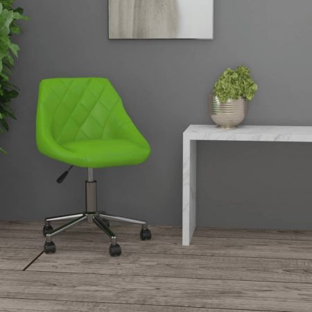 Bild på vidaXL Snurrbar kontorsstol grön konstläder