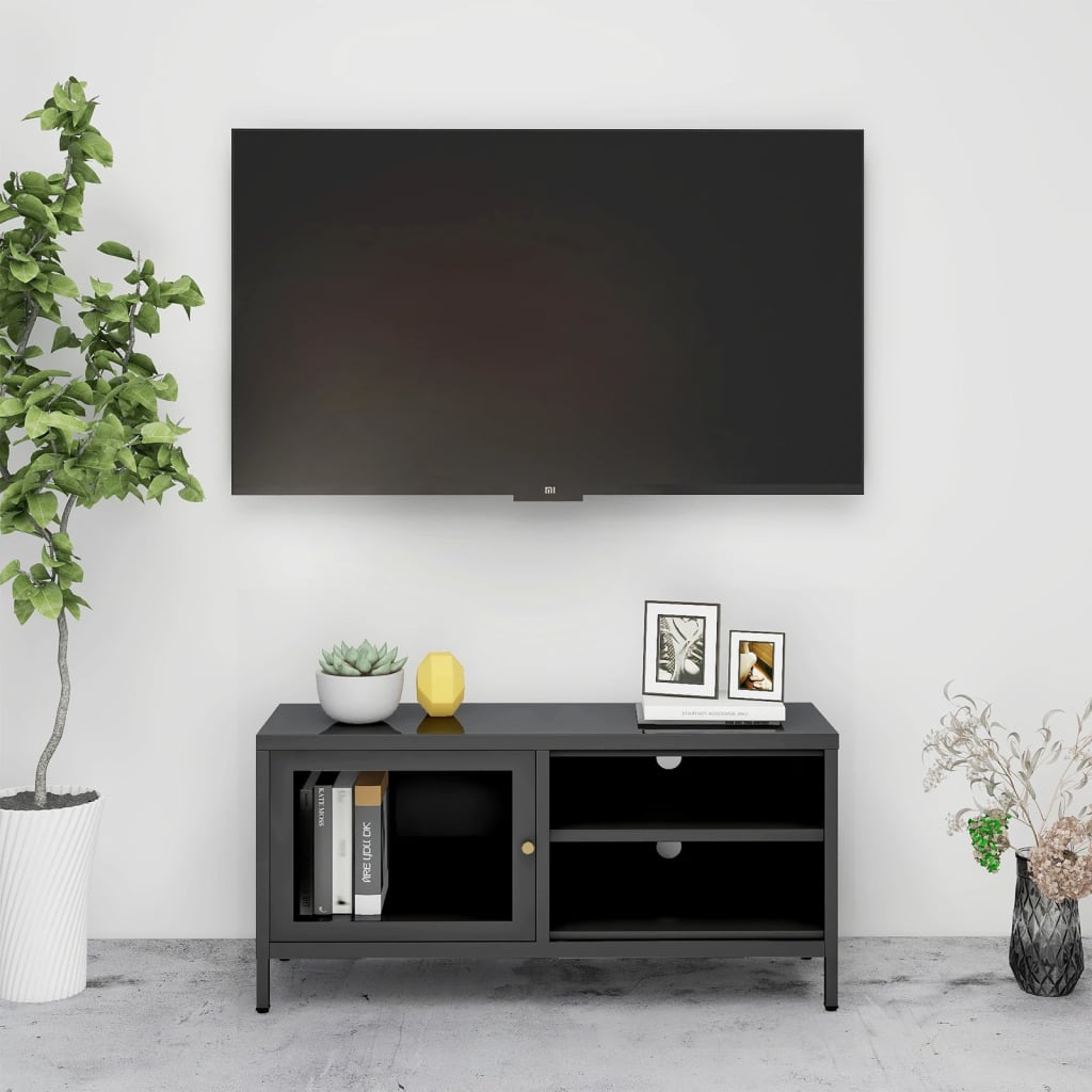 8720286564226_m_en_hd_1 Bild på vidaXL TV-bänk antracit 90x30x44 cm stål och glas