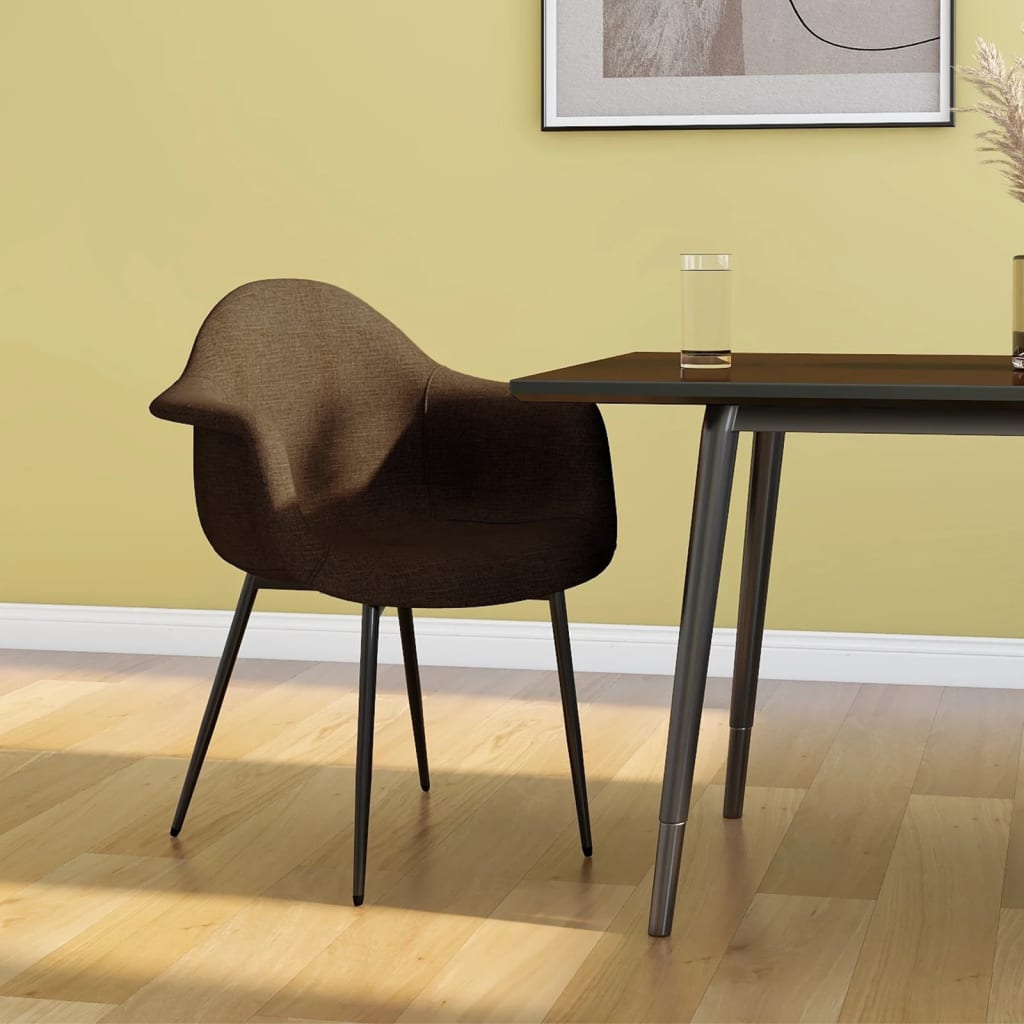 8720286645512_m_en_hd_1 Bild på vidaXL Matstol mörkbrun tyg