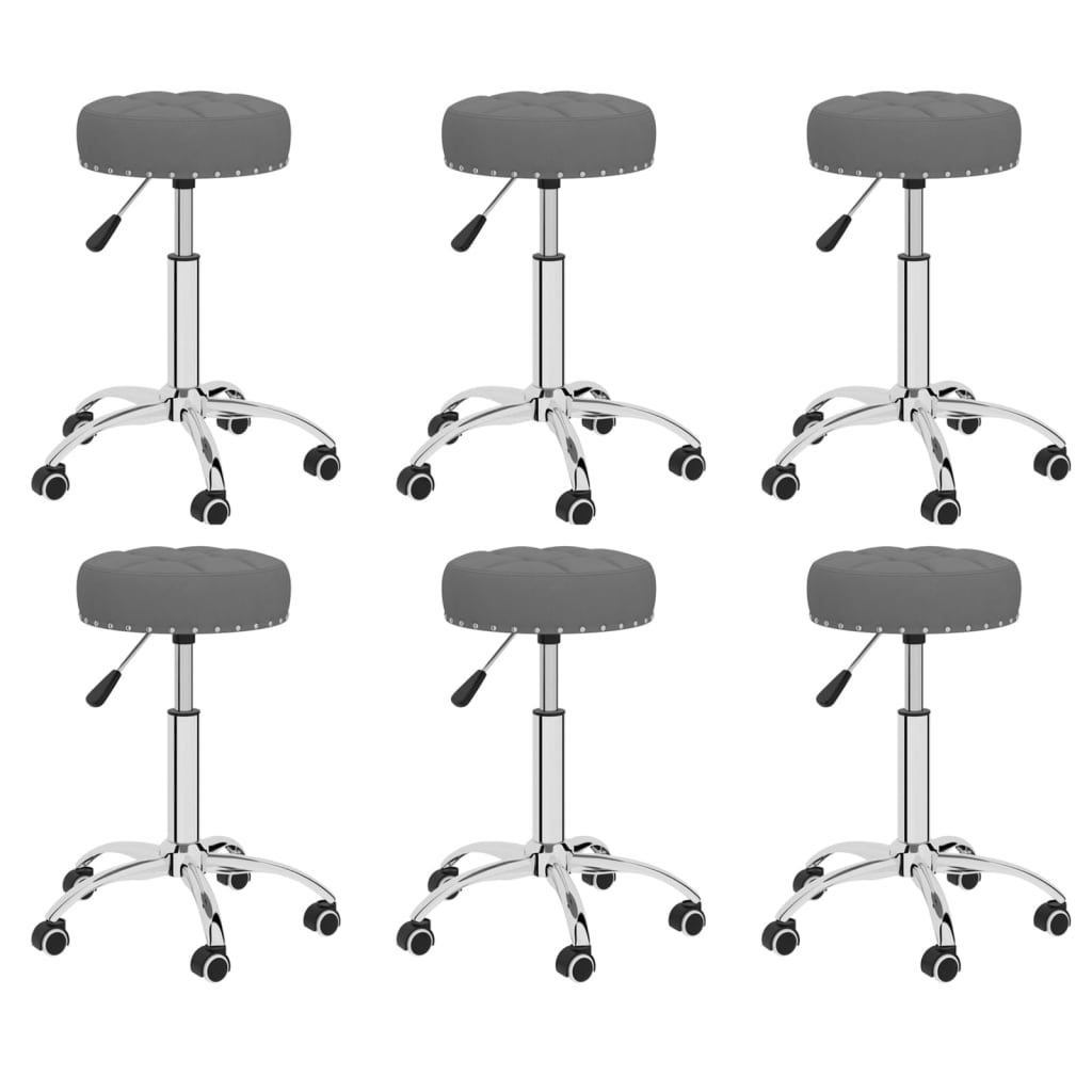 8720286724446_a_en_hd_1 Bild på vidaXL Snurrbara matstolar 6 st mörkgrå tyg