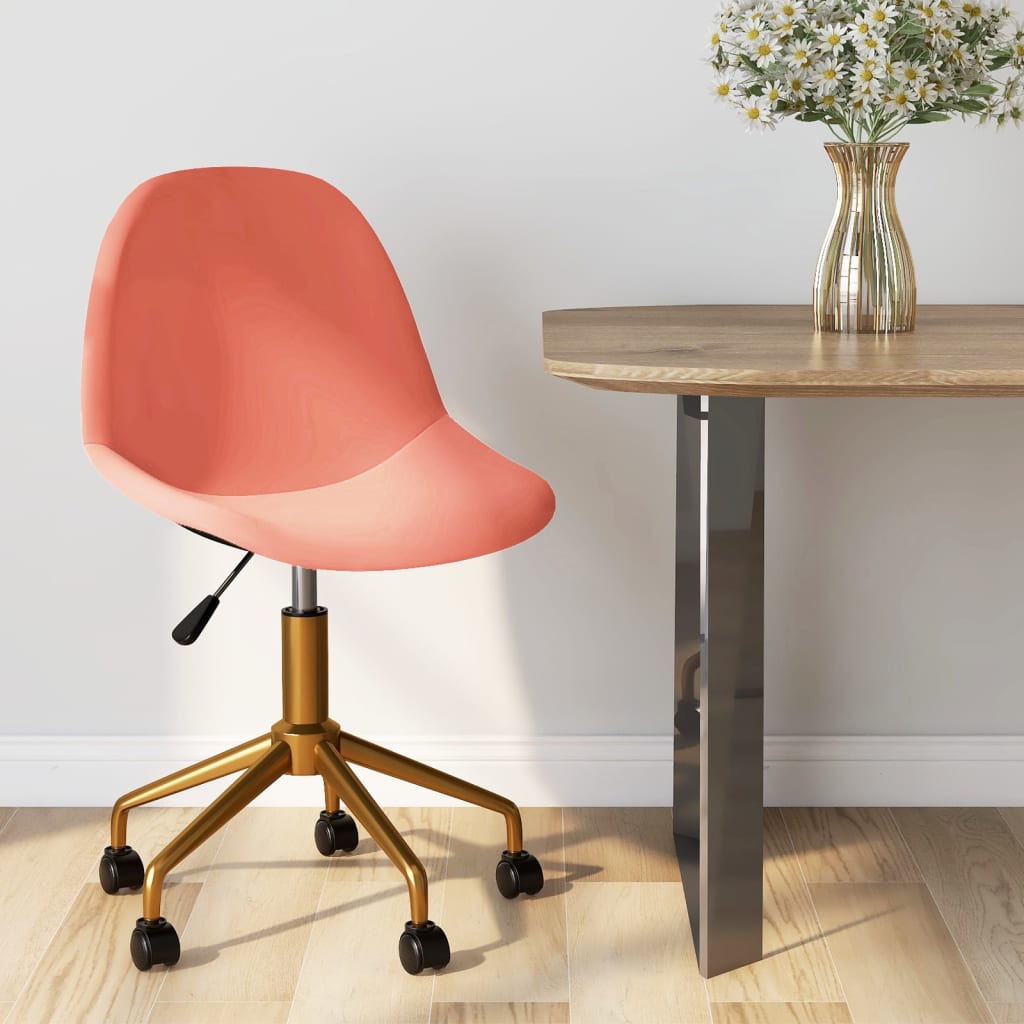 8720286731048_m_en_hd_1 Bild på vidaXL Snurrbar kontorsstol rosa sammet