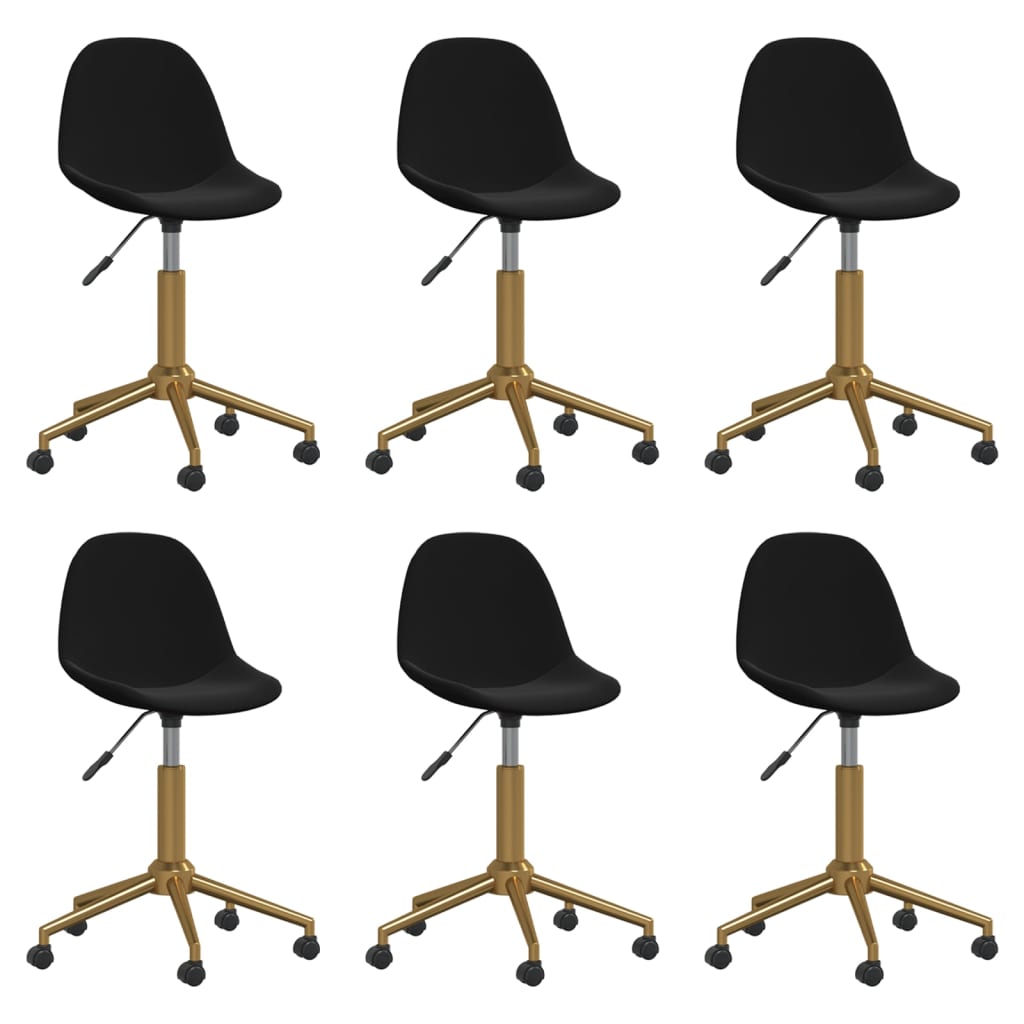 8720286731185_a_en_hd_1 Bild på vidaXL Snurrbara matstolar 6 st svart sammet