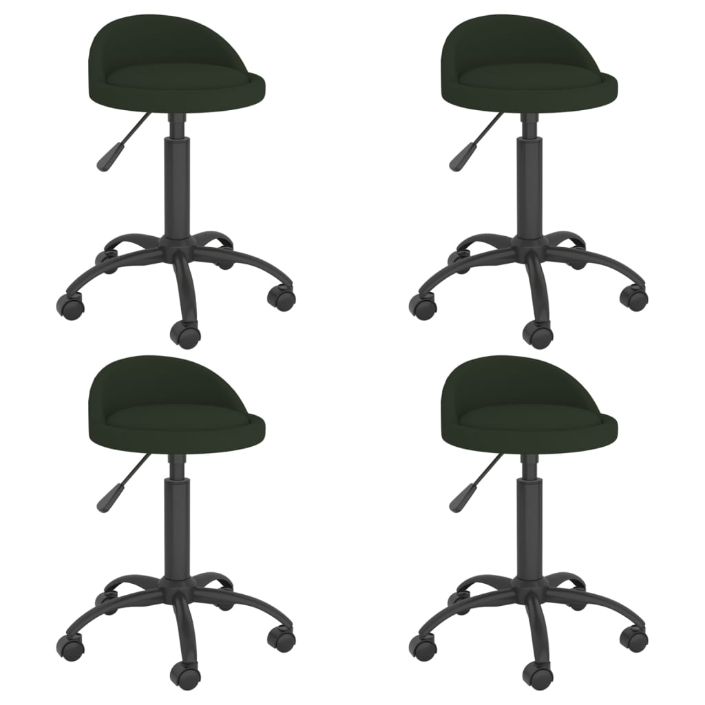 8720286732700_a_en_hd_1 Bild på vidaXL Snurrbara matstolar 4 st mörkgrön sammet