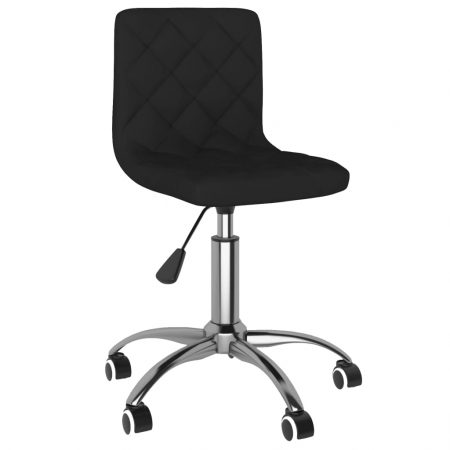 Bild på vidaXL Snurrbar kontorsstol svart sammet