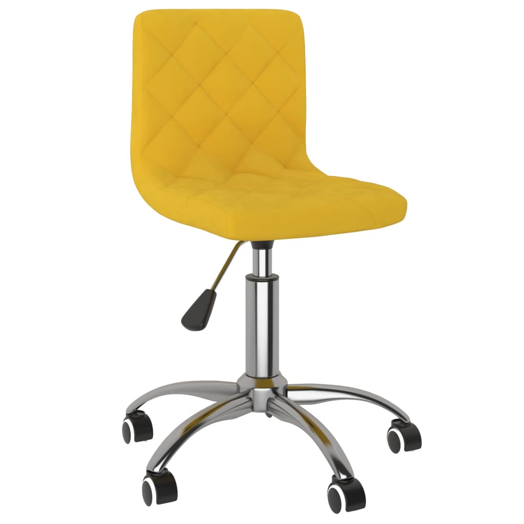 8720286734063_a_en_hd_1 Bild på vidaXL Snurrbar kontorsstol senapsgul sammet