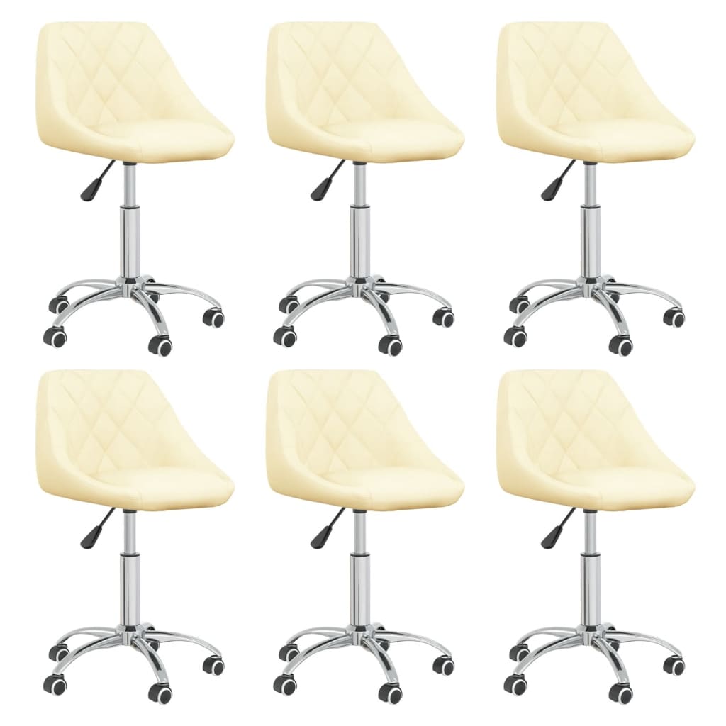 8720286752074_a_en_hd_1 Bild på vidaXL Snurrbara matstolar 6 st gräddvit konstläder