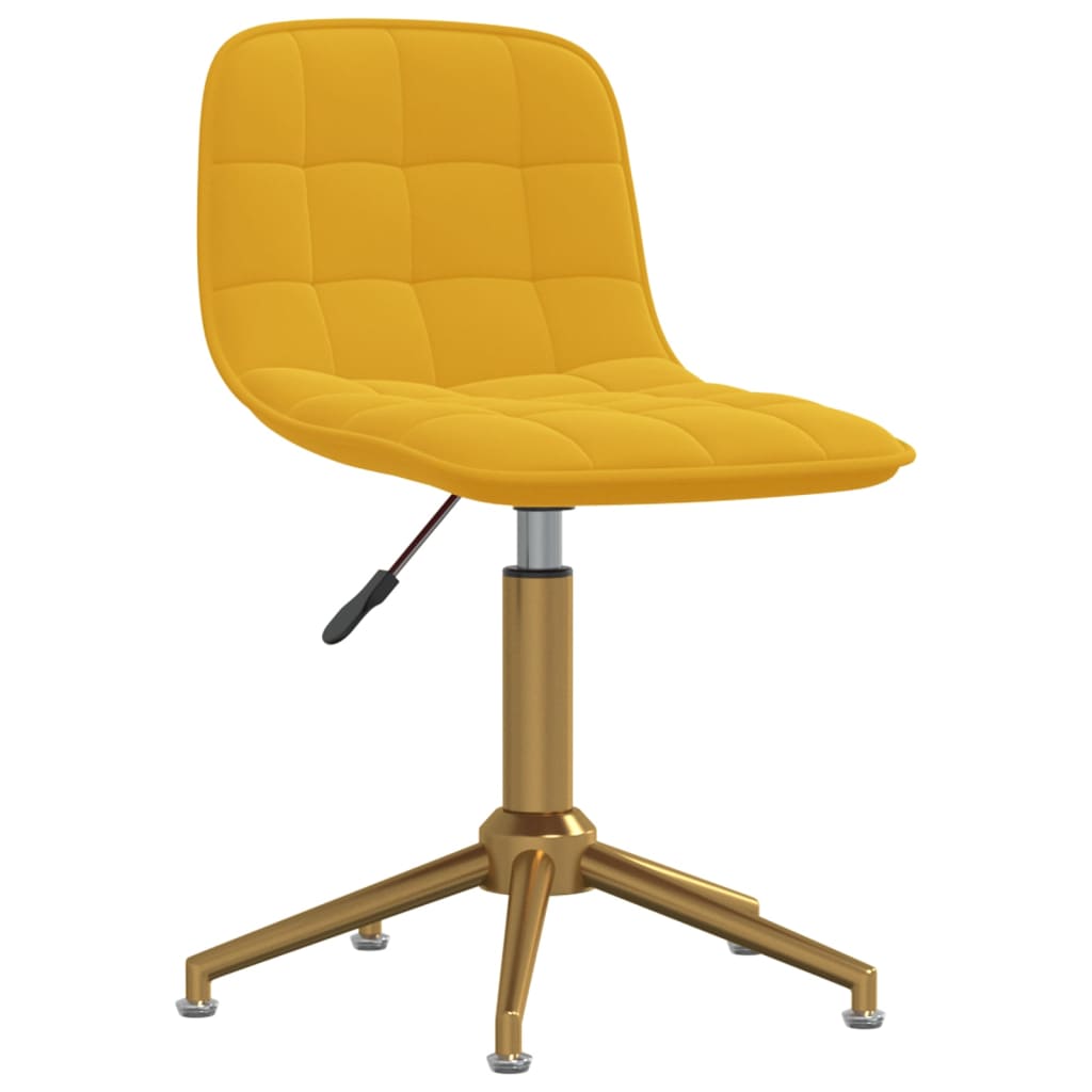 8720286756331_a_en_hd_1 Bild på vidaXL Snurrbar kontorsstol senapsgul sammet