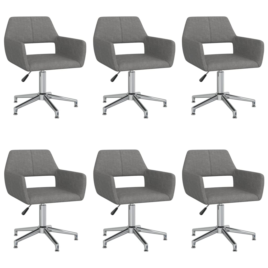 8720286776681_a_en_hd_1 Bild på vidaXL Snurrbara matstolar 6 st ljusgrå tyg