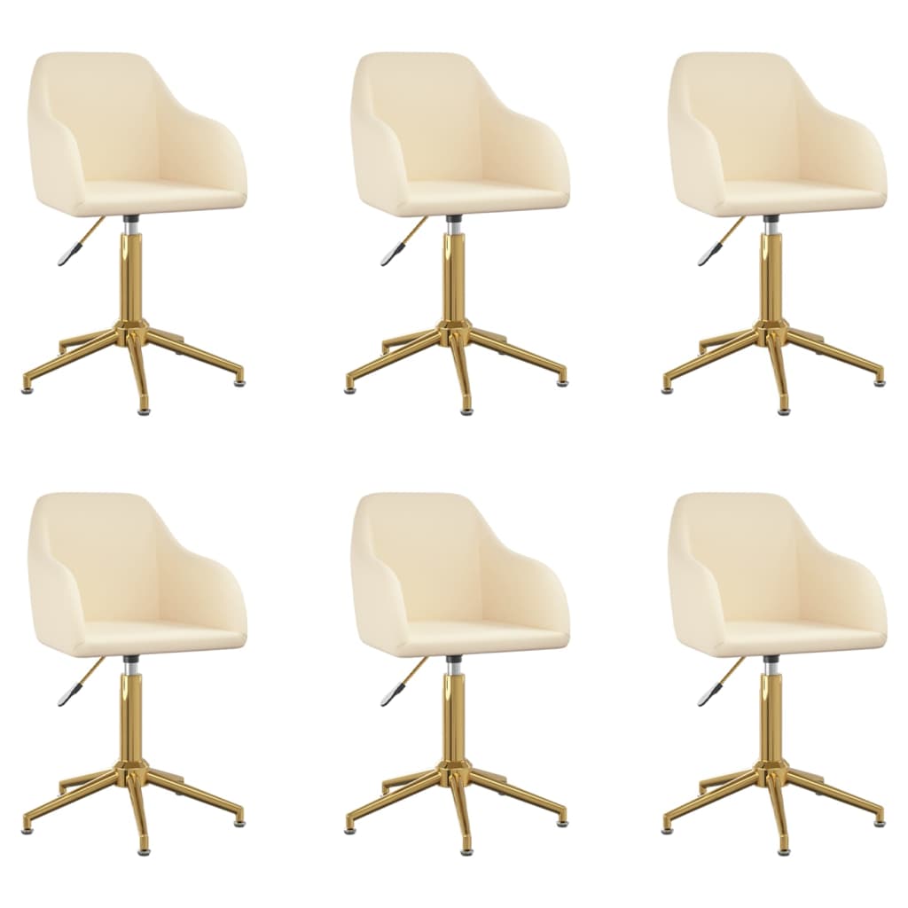 8720286781876_a_en_hd_1 Bild på vidaXL Snurrbara matstolar 6 st gräddvit sammet