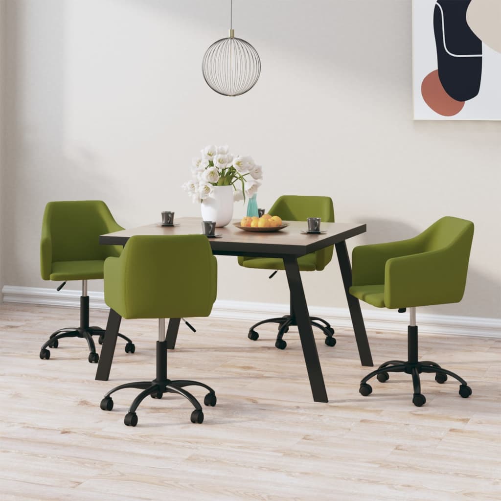 8720286789773_m_en_hd_1 Bild på vidaXL Snurrbara matstolar 4 st ljusgrön sammet