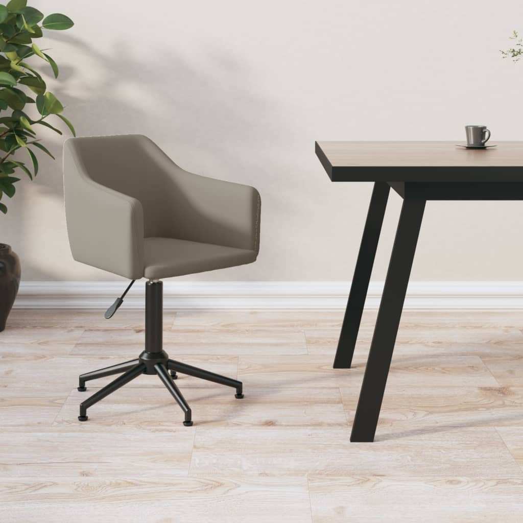 8720286790298_m_en_hd_1 Bild på vidaXL Snurrbar kontorsstol ljusgrå sammet