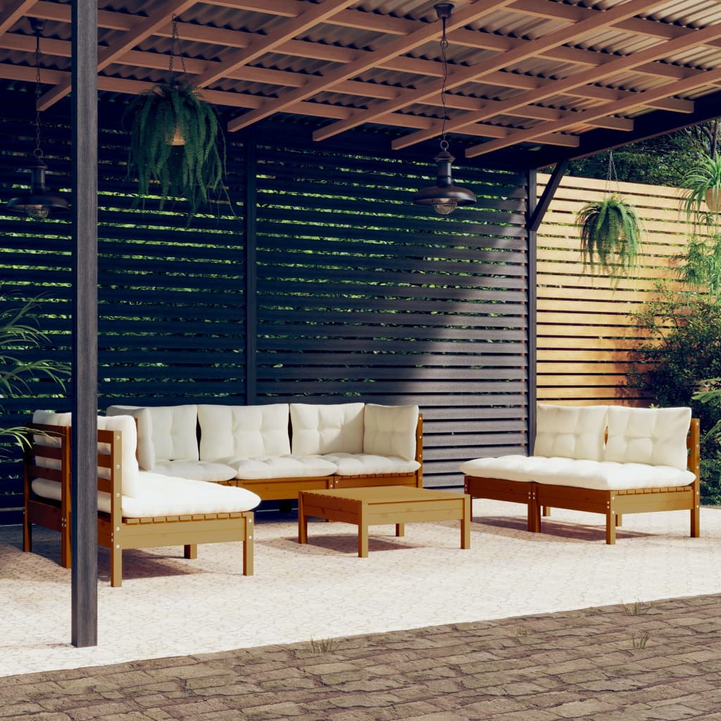 8720286860885_m_en_hd_1 Bild på vidaXL Loungegrupp med dynor 8 delar massiv furu