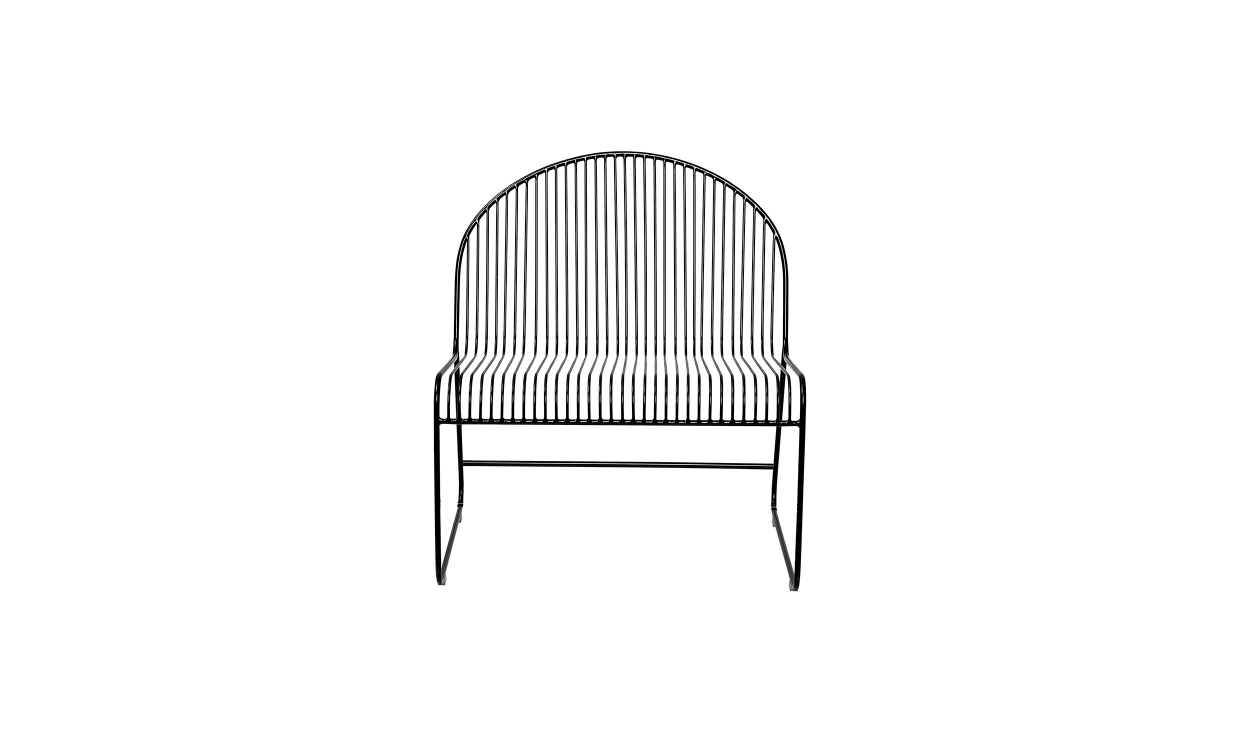 87304770 Bild på FRIEND Loungestol Svart från Bloomingville