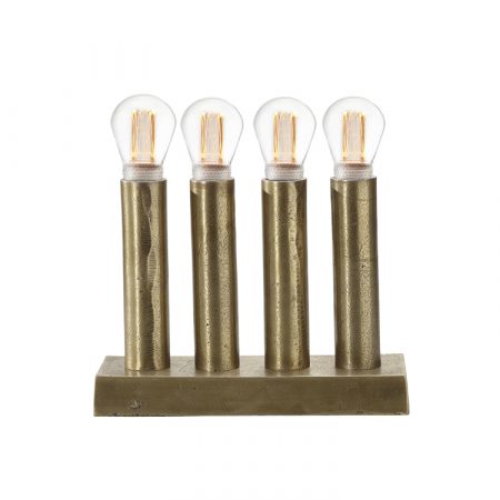 Bild på NOTICE Ljusstake Paket Råmässing 25 cm från PR Home