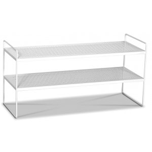 Alex skoställ i metall - Vit - Skohyllor -Skohyllor - Hallmöbler