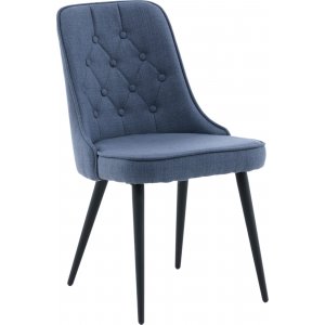 2 st Alice Deluxe matstol - Blå/svart - Klädda & stoppade stolar