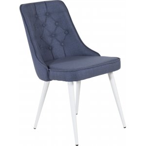 2 st Alice Deluxe matstol - Blå/vit - Klädda & stoppade stolar
