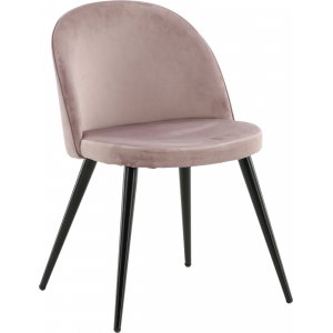 2 st Alice matstol - Rosa/svart - Klädda & stoppade stolar