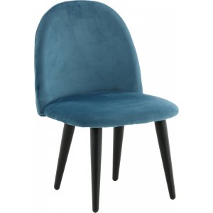 2 st Alice matstol XXS - Blå sammet - Klädda & stoppade stolar