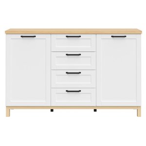 Ameli sideboard - Ek/vit - Skänkar & Sideboards -Skänkar & Sideboards - Hyllor & Förvaring