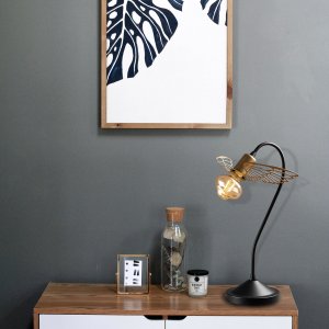 Angel bordslampa - Svart/guld - Bordslampor -Lampor - Bordslampor