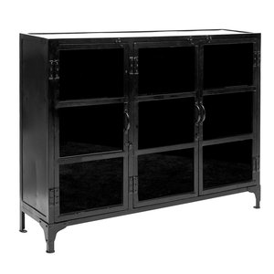 Athea skänk i plåt - Svart - Skänkar & Sideboards -Skänkar & Sideboards - Hyllor & Förvaring