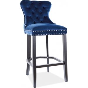 2 st August barstol - Blå sammet - Barstolar
