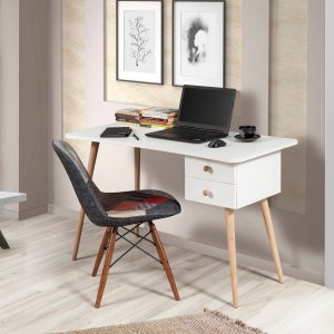 Balbina skrivbord 120x60 cm - Vit - Övriga kontorsbord & skrivbord