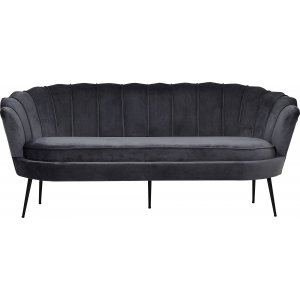 Ballini 3-sits soffa - Mörkgrå - 3-sits soffor