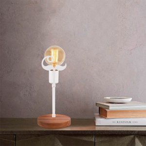 Beami bordslampa - Valnöt/vit - Bordslampor -Lampor - Bordslampor