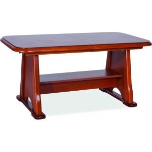 Beata soffbord 130-170 x 67 cm - Kastanj - Soffbord i trä