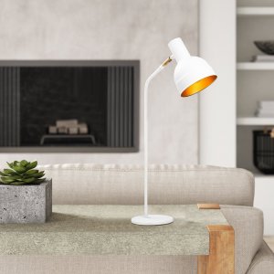 Bergamott bordslampa - Vit - Bordslampor -Lampor - Bordslampor