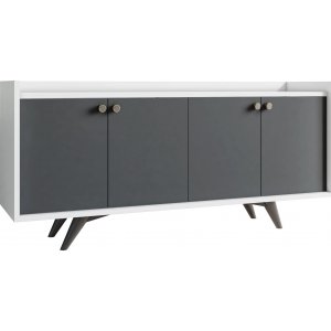 Blenda skänk - Antracit/vit - Skänkar & Sideboards -Skänkar & Sideboards - Hyllor & Förvaring