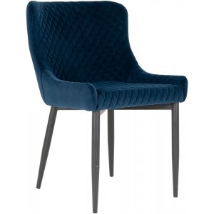 Boston Matstol - Mörkblå/svart - Klädda & stoppade stolar