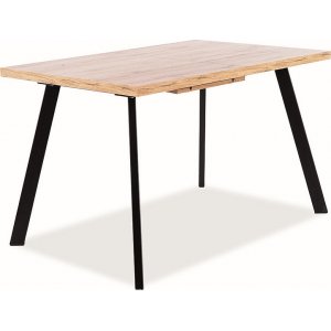Brick matbord 118-160 cm - Wotan ek/svart - Övriga matbord