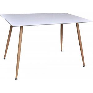 Bridge matbord 120 cm - Vit/ek - Övriga matbord
