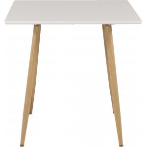 Bridge matbord 75 cm - Vit/ek - Övriga matbord